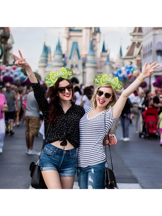 Kids Girls Frog Green Mickey Mouse Costume Hair Headband for Cosplay